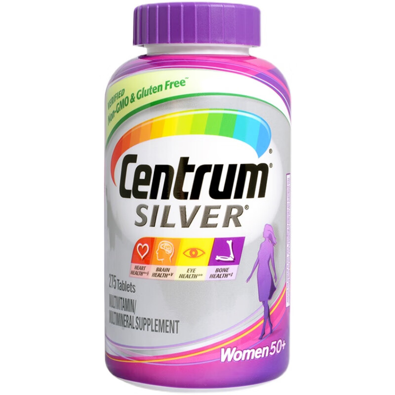 美国直邮 centrum 惠氏 银片 50岁女性复合维生素275粒 275粒