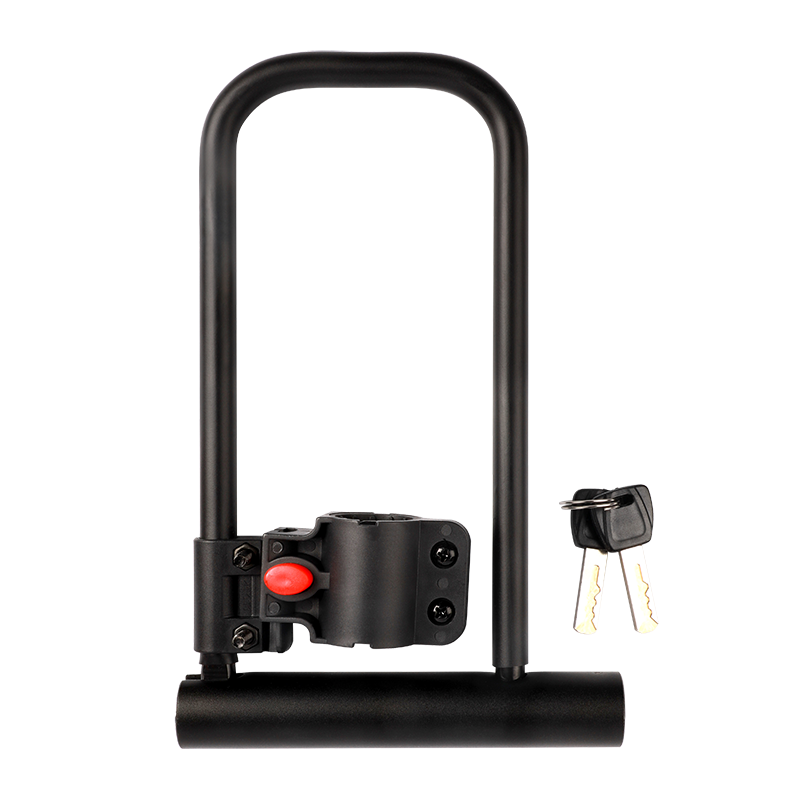 賽拓U型鎖帶支架 自行車鎖單車鎖山地車鎖 鋁管外殼 【0533】u型鎖