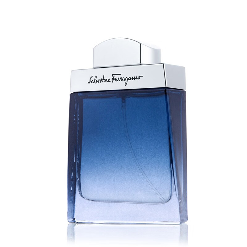 菲拉格慕(Ferragamo)【七夕王俊凯同款】蓝色经典男士淡香水礼盒送男友生日礼物50ml 蓝色经典男士淡香水100ml+礼盒贺卡+包+随机菲拉1.5ml