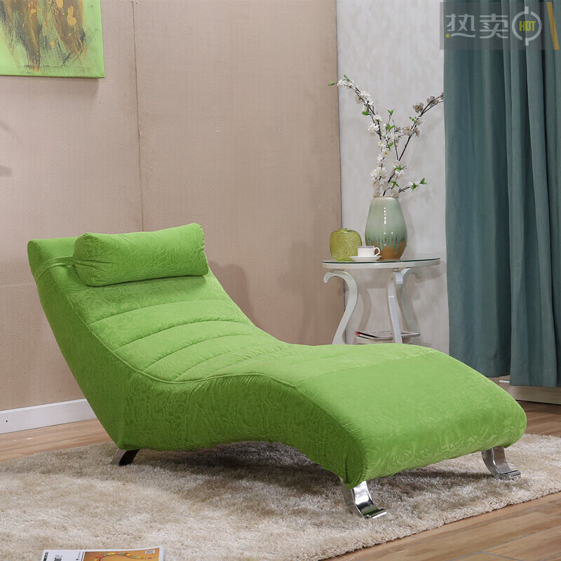 美斯魅厅用s型沙发椅贵妃躺椅懒人沙发单人情侣酒店s型心理咨询室放松