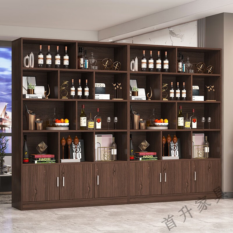 首升红酒柜展示柜客厅隔断展示架酒架茶叶家用酒柜落地柜陈列烟柜货柜