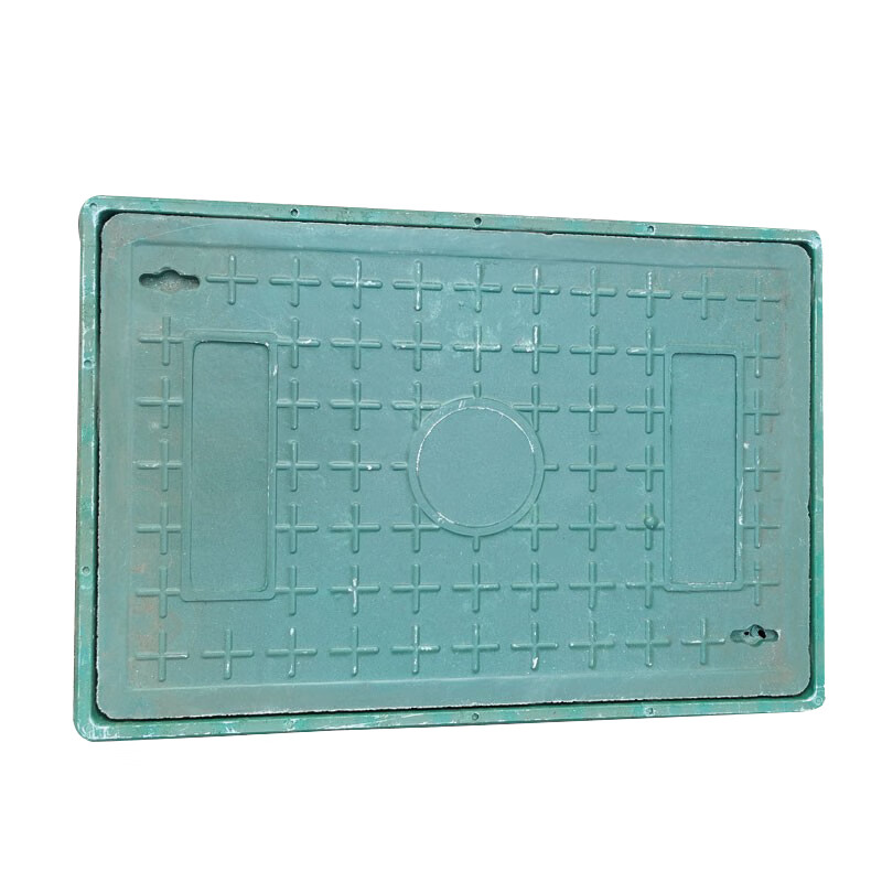 屹选工品 复合树脂方形井盖 水表检查雨水井盖 450*750