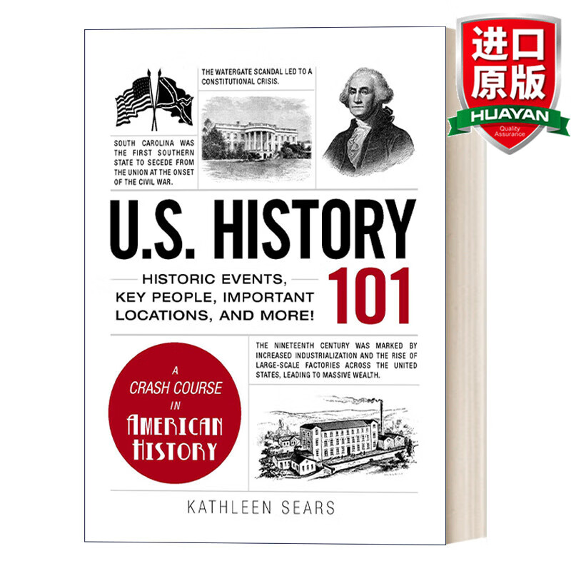 history 英文原版 101 系列 美国历史 精装 英文版 进口英语原版始
