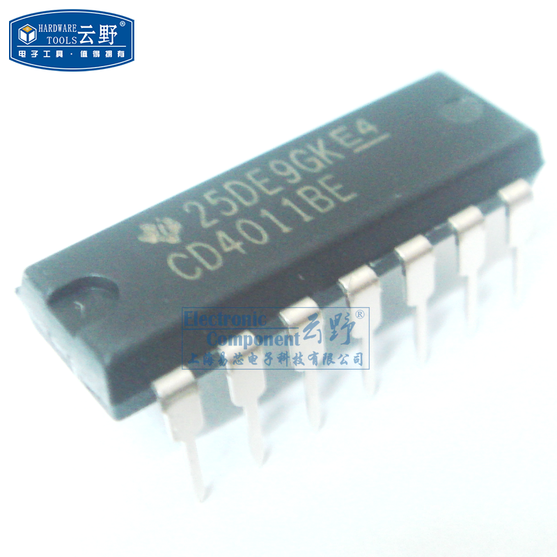 【高科美芯】ic集成电路cd4011be dip16直插 四路2输入 逻辑门