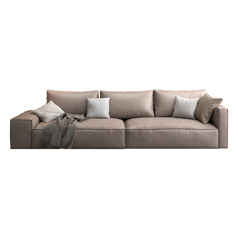 优凡木品 沙发 抑菌防污科技布艺沙发北欧极简约现代客厅小户型直排沙发组合轻奢 【升级乳胶款】大四人位3.2M