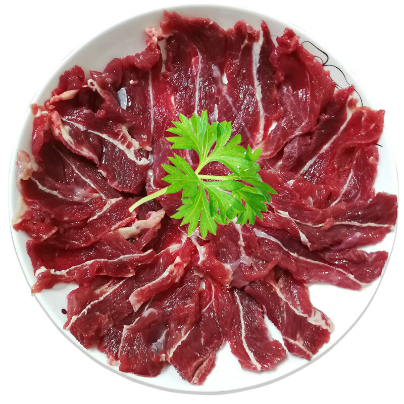 鲁享潮汕新鲜三花趾250克 脚趾肉牛健子牛展肉潮汕牛肉丸火锅食材