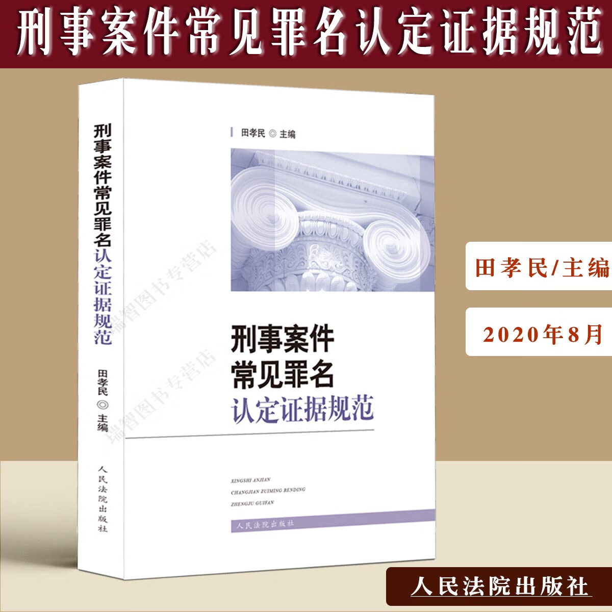 正版现货新版刑事案件常见罪名认定证据规范 田孝民 侦查机关收集固定证据公诉机关审查运用证据刑事法