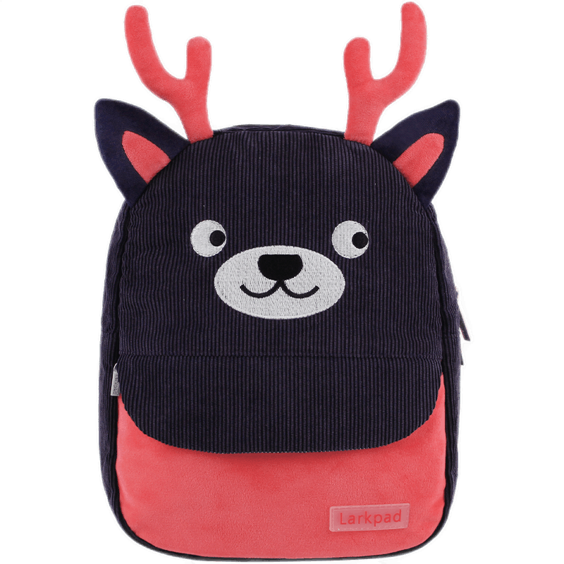 Lark Pad婴幼儿园书包儿童书包男女孩宝宝1-3-6岁休闲出游双肩小背包布包 公爵蓝