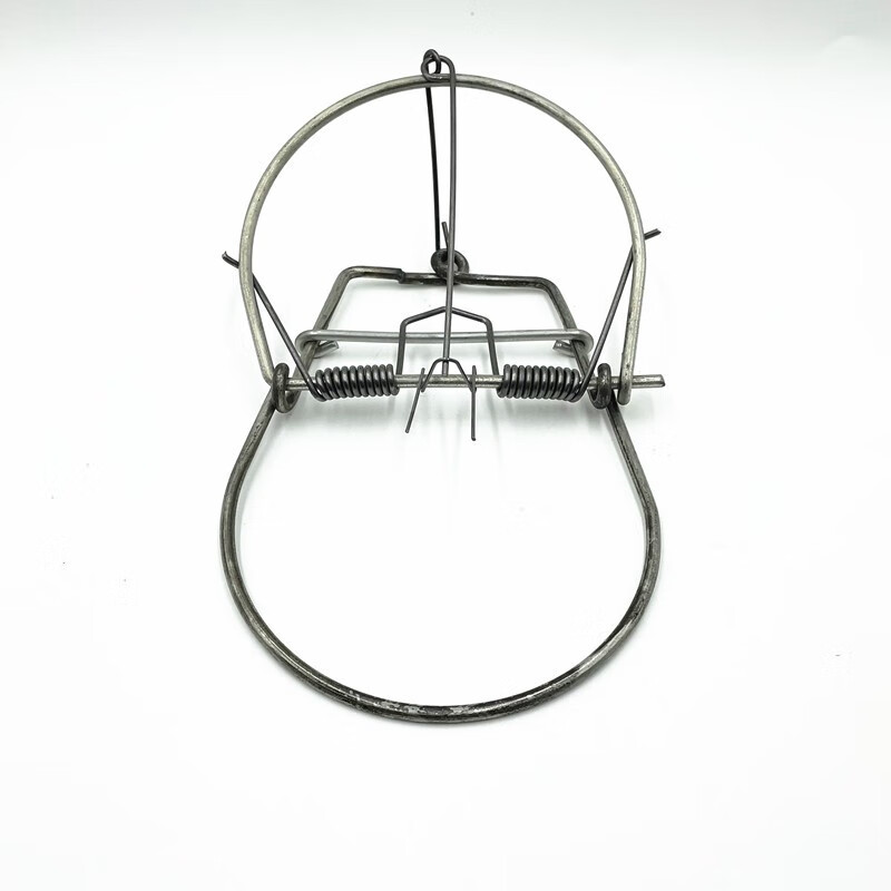 溪沫捕鼠老鼠夹家用老式圆形灭鼠器老鼠夹子强力铁质家用扑捉抓老鼠