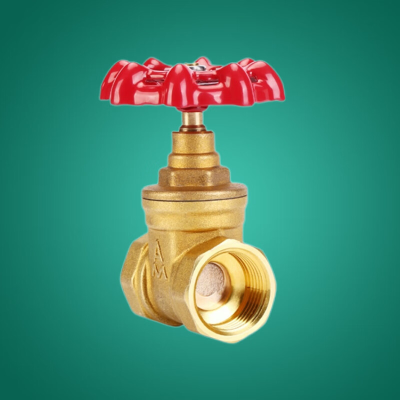 流量闸阀加厚耐高温内螺纹蒸汽阀门闸板阀门108 4分加厚款铜闸阀dn15