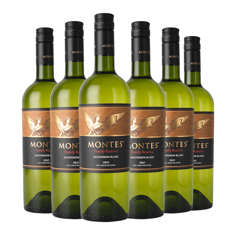 MONTES 蒙特斯 家族珍藏智利白葡萄酒 6瓶*750ml套装