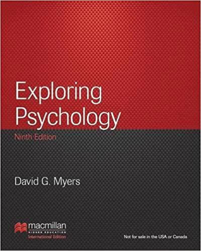 现货exploring psychology (revised)