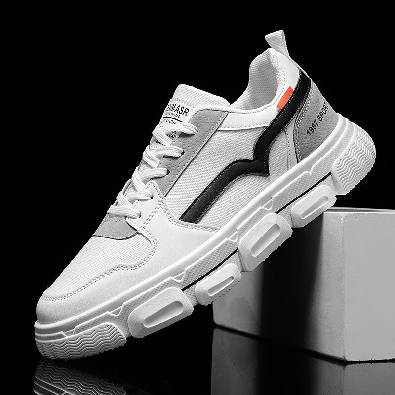 男鞋秋冬季新款小白鞋男休闲鞋男青少年学生帅气百搭运动鞋男士潮鞋