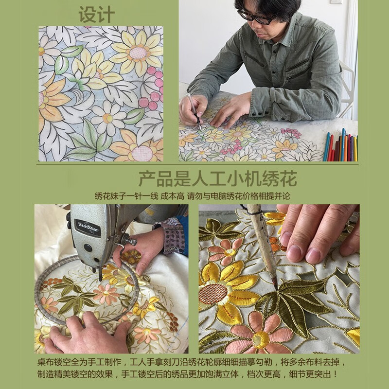 创前冰箱防尘盖巾单双开门冰箱巾盖布布艺绣花防尘罩刺绣金色向日葵 单开门55*145CM