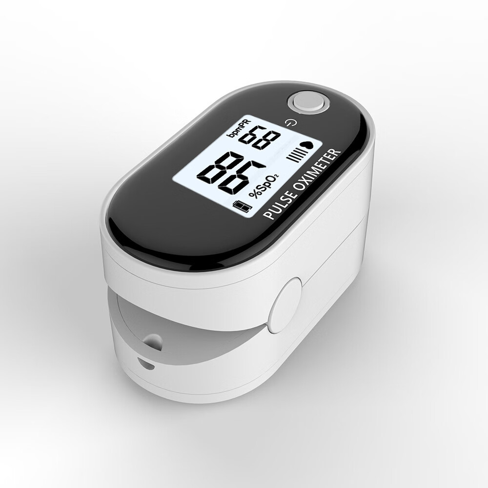 血氧仪指夹式血氧饱和度监测仪心率监测仪血氧夹测血氧心跳脉率脉 lcd