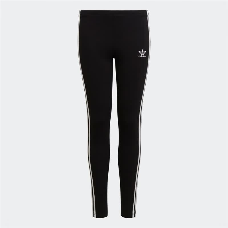 adidas阿迪达斯童装女大童紧身裤2022春秋新款棉质弹力外穿运动裤修身