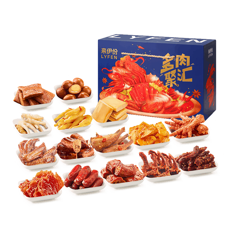 来伊份多肉聚汇聚零食礼盒购买,价格走势以及口感评测