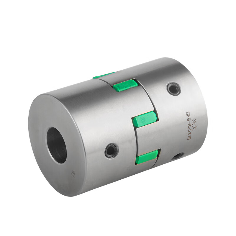 兴大cfg-s不锈钢梅花联轴器顶丝式大扭矩连轴器三爪式星型联轴节 外径