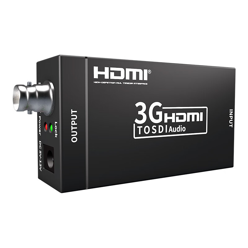 优霆YT-HDS009 hdmi转sdi转换器1080p60hZ即插即用直通模式3G-SD-HD同轴线可传60到100米 YT-HDS009 转换器1.3