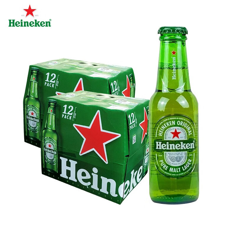 喜力heineken喜力啤酒150ml 进口喜力小瓶装迷你版150毫升整箱 250ml