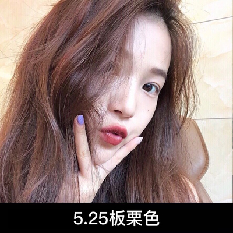 欧莱雅染发膏植物提取染发剂女简易盖白发自己在家染无氨无味不伤发