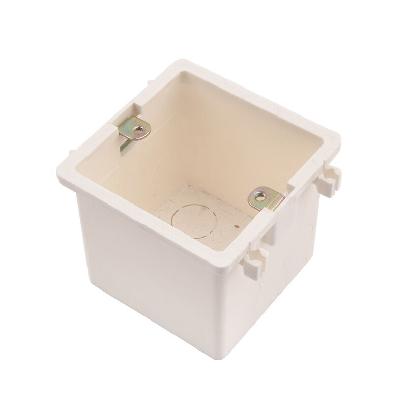 泥之昕pvc86型冲孔底盒拼装盒装修暗盒预埋底盒接线盒构件厂预埋暗 86