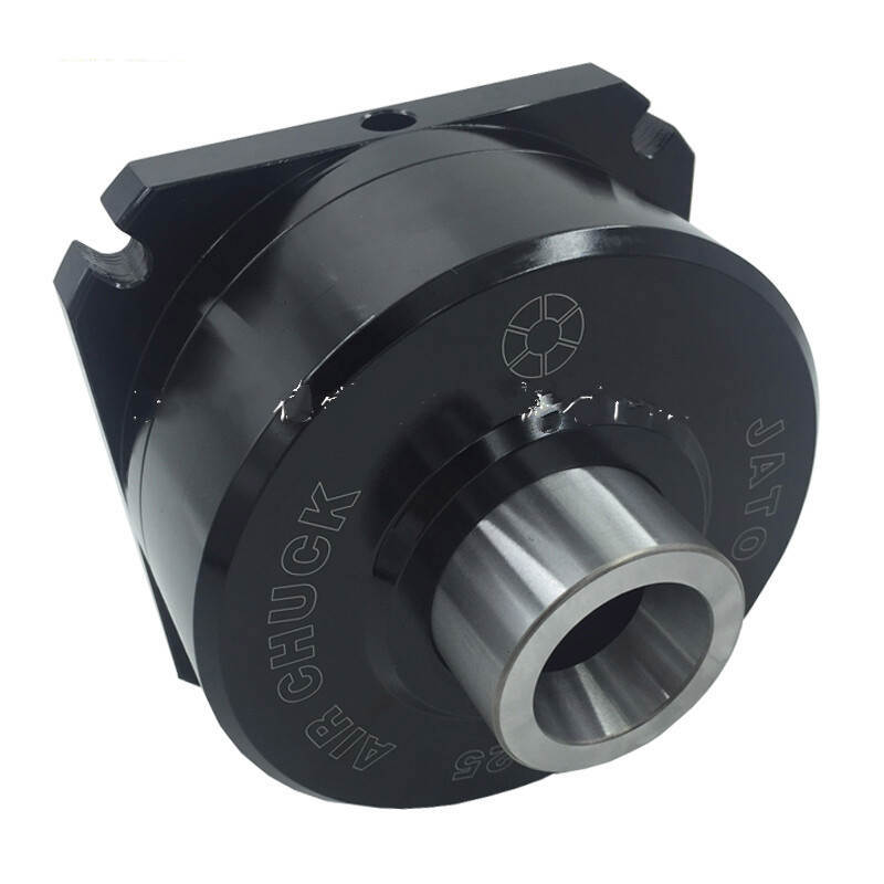 jas-252fjas-15立式气动夹头座 仪表车床夹头座子 朝铨液压卡盘 jas