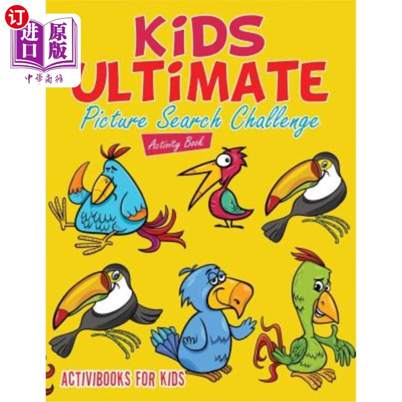 海外直订kids ultimate picture search challenge activity book
