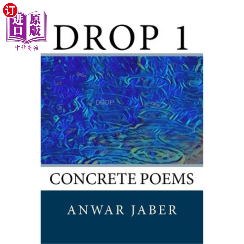 海外直订drop 1: concrete poems 第一点:具体的诗歌