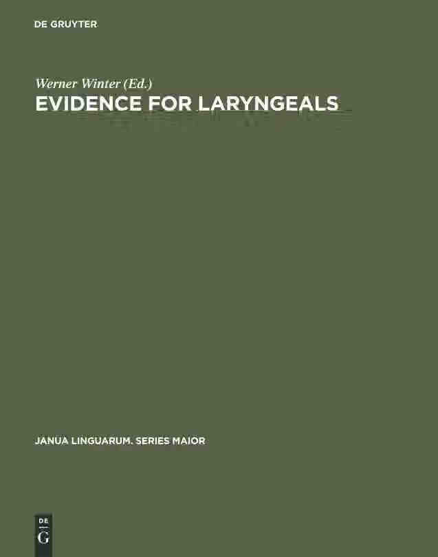 预订 evidence for laryngeals