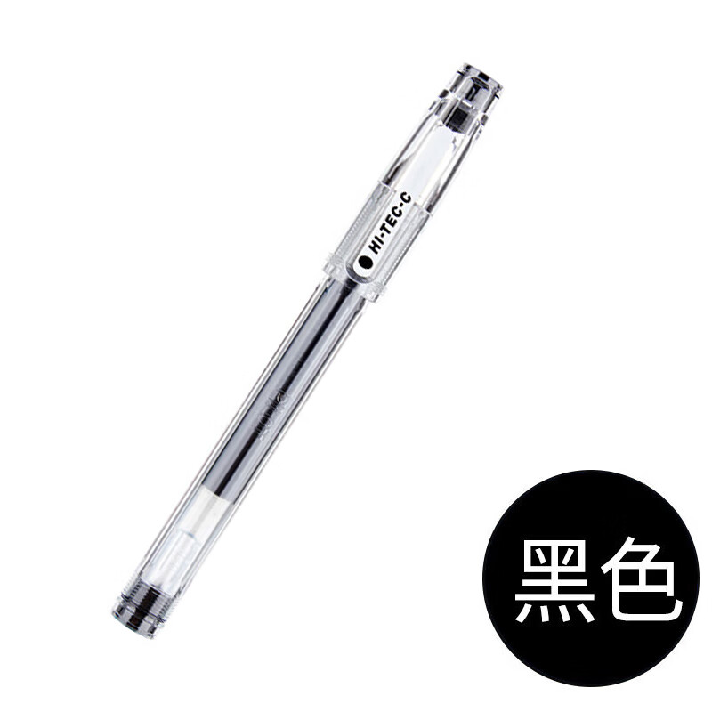 百乐（PILOT）日本百乐bllh-20c5针管式hi-tec会计签字水笔 HI-TEC-C针管式0 黑色1支装 0.4mm
