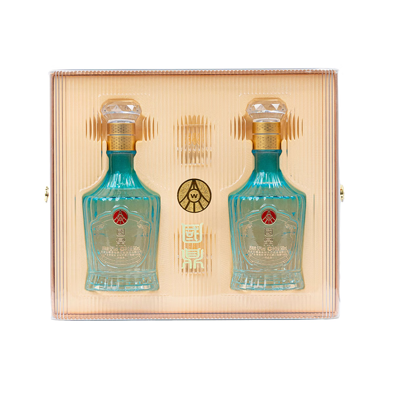 五粮液仙林生态 国鼎 52度 竹荪酒  商务宴请 聚会 送礼 亚克力包装 52度 500mL 2瓶 双支装礼盒