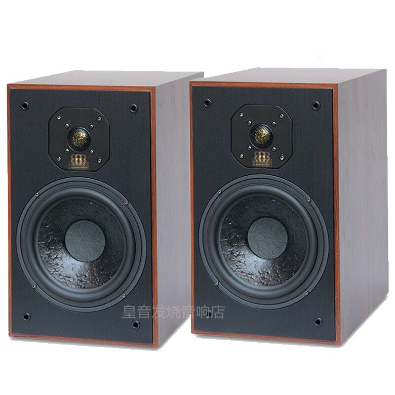 声皇冠英国进口8吋无源书架式音箱重低音监听木质家用猛.牌发烧HIFI音响 两只价