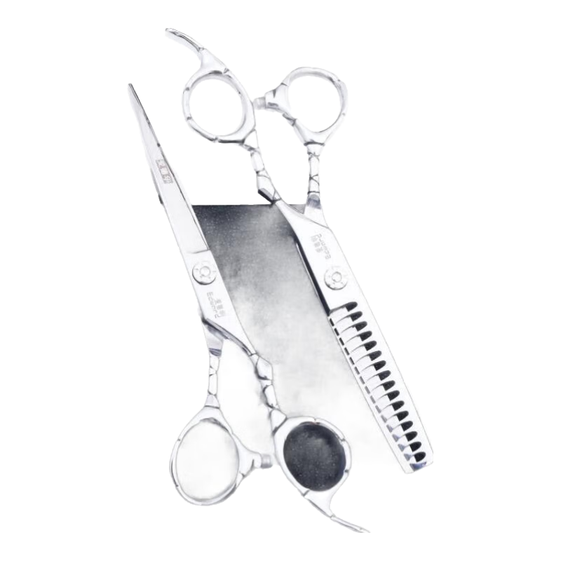 愛德華專業(yè)發(fā)廊理發(fā)剪平剪無痕牙剪鹿角牙剪魚骨齒牙剪翹剪胖胖剪刀套裝 平剪+魚骨齒牙剪(40%-50%)