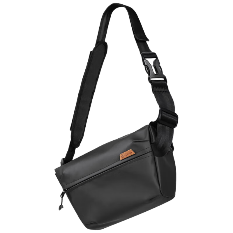 TARION图玲珑单肩摄影相机包便携休闲包通勤包佳能尼康斜挎摄影包微单单肩相机摄像包TR-sling bag 黑色