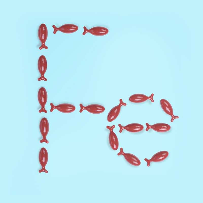 星倍能海王补铁软胶囊每粒含铁5.1mg氯化高铁血红素铁剂儿童成人 30粒*1盒