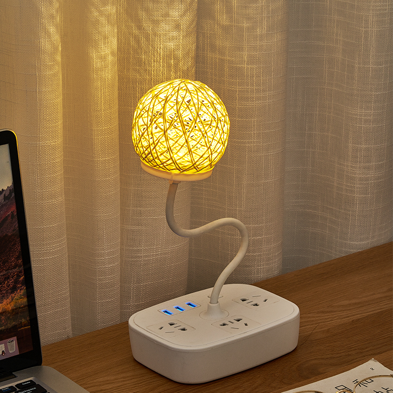 夜灯卧室睡眠灯暖光家用床头台灯卧室小夜灯婴儿喂奶睡眠灯轻奢房间