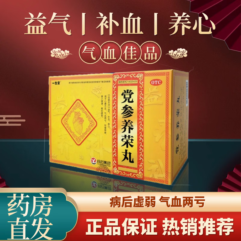 一生安文馨教授同款  党参养荣丸 益气 补血 养心 病后虚弱 气血两亏