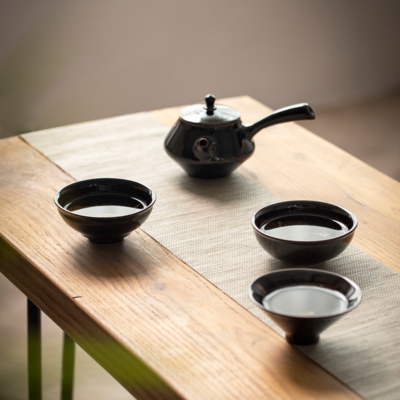 上新了文创 故宫茶具套装 功夫茶具礼盒高档 送长辈生日礼物教师节礼物 桑叶款·茶盏