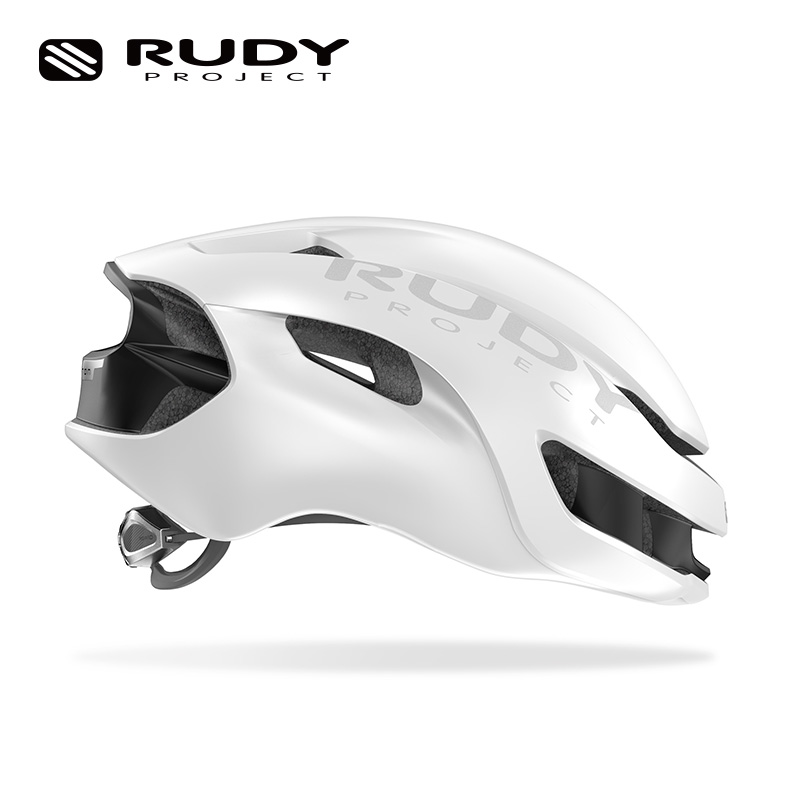 RUDY PROJECT璐迪自行车头盔环法巴林车队同款男女骑行装备公路盔破风盔NYTRON 哑光白 S/M（适合头围55-58cm）