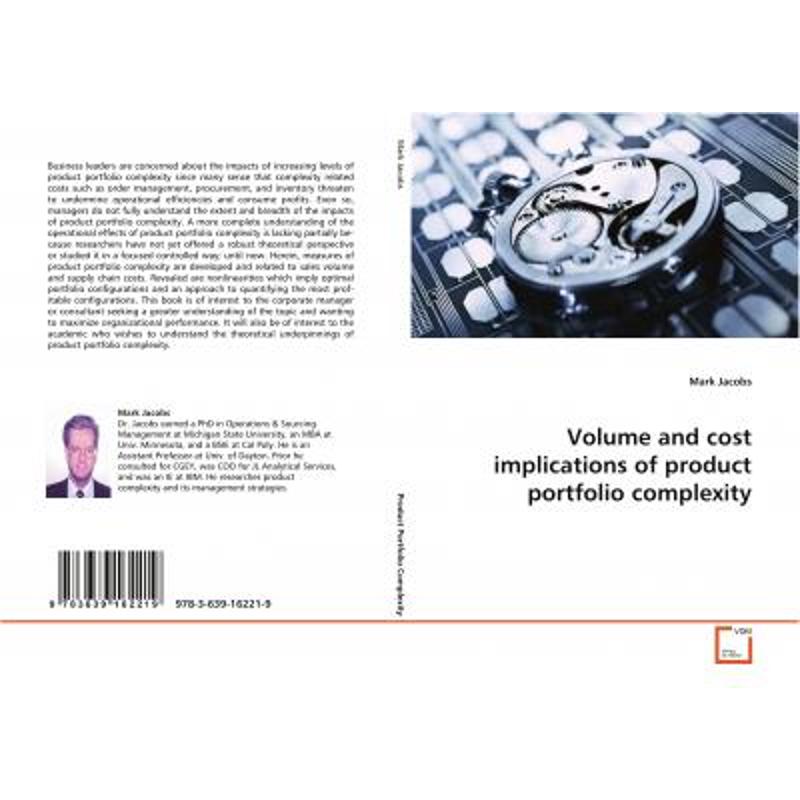 预订volume and cost implications of product portfolio complexity