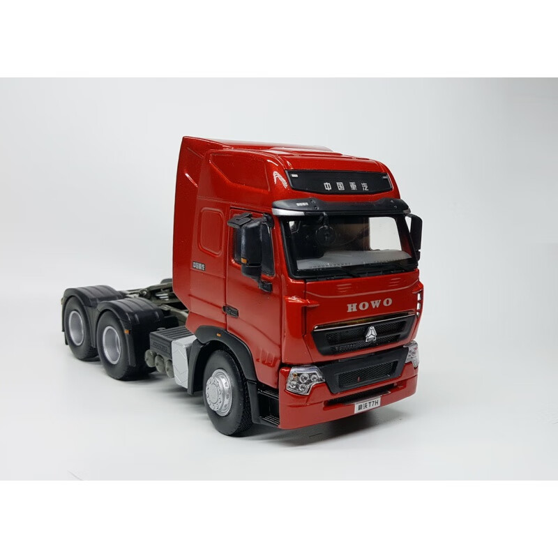 igiftfire重汽原厂1:36豪沃t7hhowo牵引车豪沃拖头半挂重型卡车模型