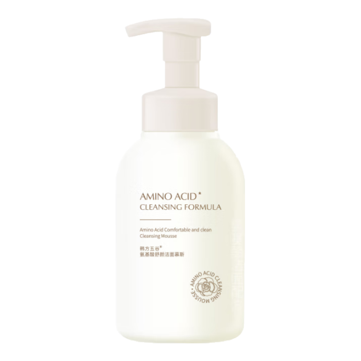 韩方五谷氨基酸洁面慕斯洗面奶500ml洁面乳泡沫控油清洁保湿