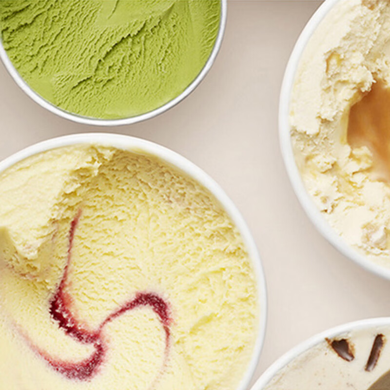 dazs)冰淇淋81g小杯冷饮法国原装进口冰激凌雪糕 香草味6杯(486g)