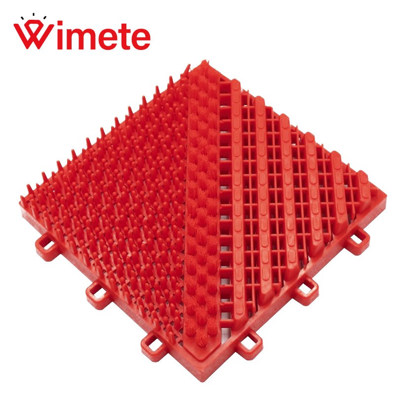 wimete 威美特 WIkp-64 室外三合一除尘地垫 酒店商用 塑料镂空防滑地垫定制1㎡ 单刷红色