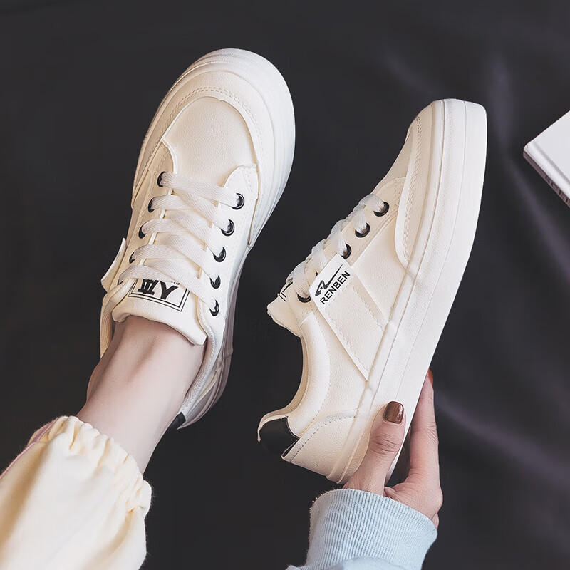 didgeridoo小白鞋女2023新款夏季薄款软底百搭透气运动板鞋夏款女鞋子