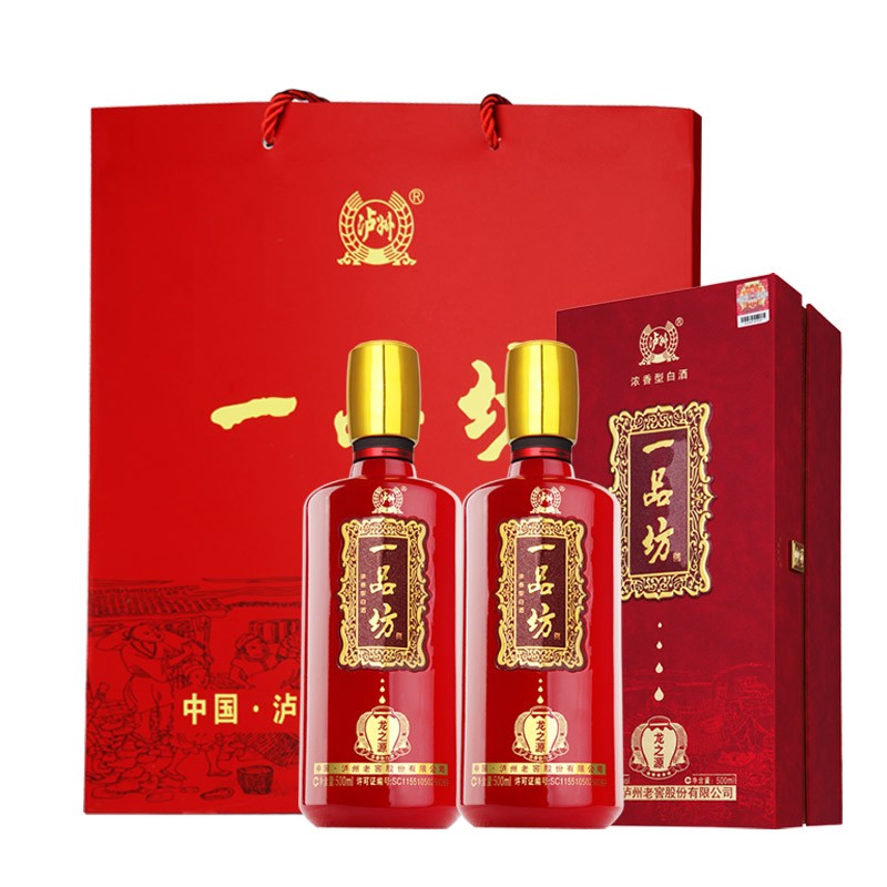 泸州老窖(luzhoulaojiao【年货送礼】一品坊特曲 浓香型白酒高粱酒