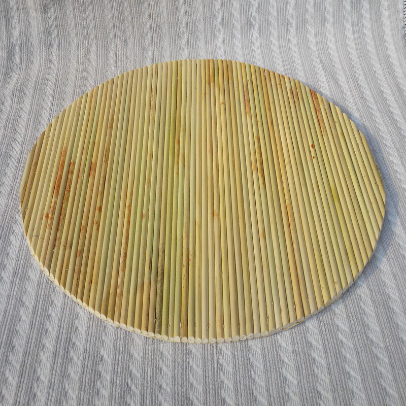 梦黛侠手工高粱杆盖垫圆形双层盖帘放饺子篦子包子垫饺子托盘盖垫锅盖