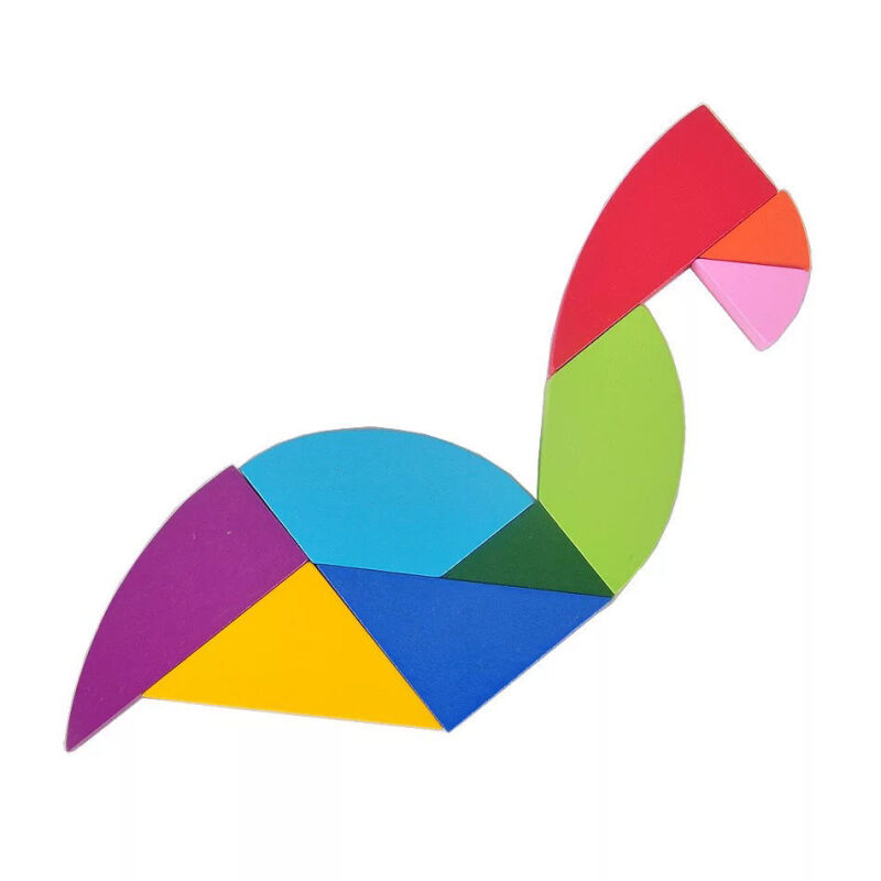 定制百鸟蛋 蛋形九巧板 智力拼图 立体拼图 学生课堂 玩具 木制 铁盒