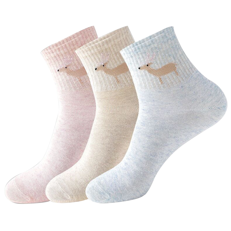 ��ɯ Ůʿ������Ͳ�� С��¹-��ɫװ 6˫ ���� �ﶬ������������͸�� 29.95Ԫ(����ȯ)